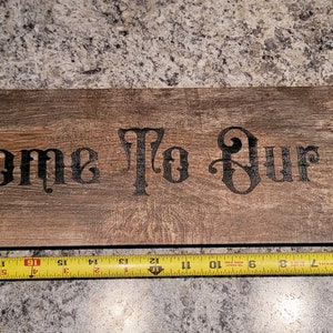 Welcome Signs Family Name Signs Custom Ceramic Engraved. I can also Personalize these for an additional price.