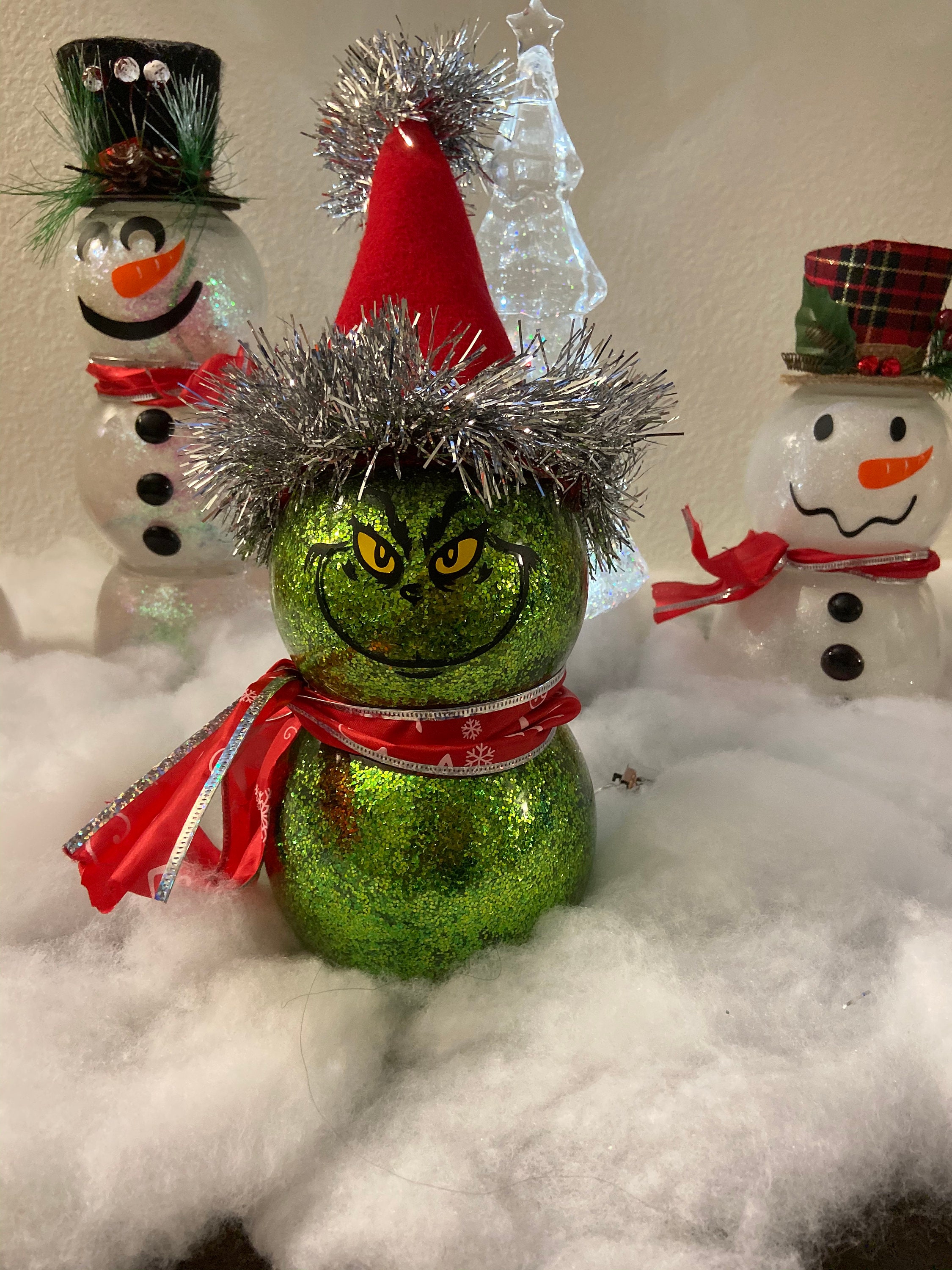 Grinch Christmas Decoration Etsy