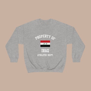 Property of Iraq Crewneck, Property of Iraq Sweatshirt, Iraq Crewneck, Iraq Sweatshirt, Iraqi Crewneck, Iraqi Sweatshirt