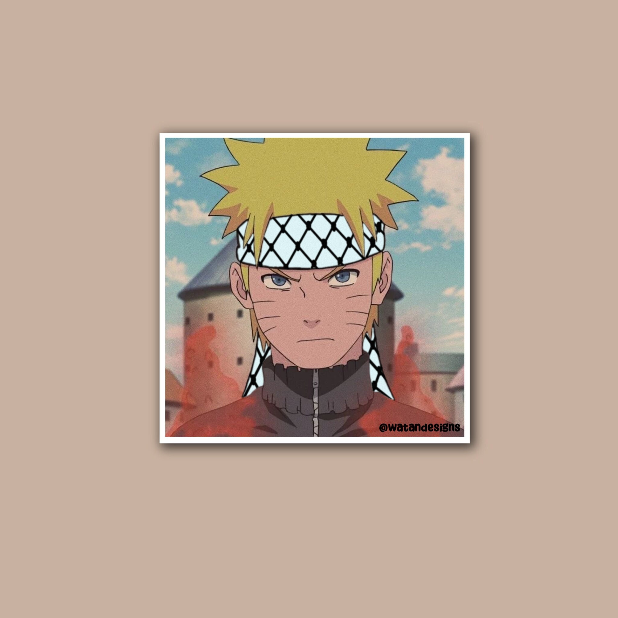 naruto Vintage Anime Manga 17w90 CCSticker Anime Decal Size 5 in