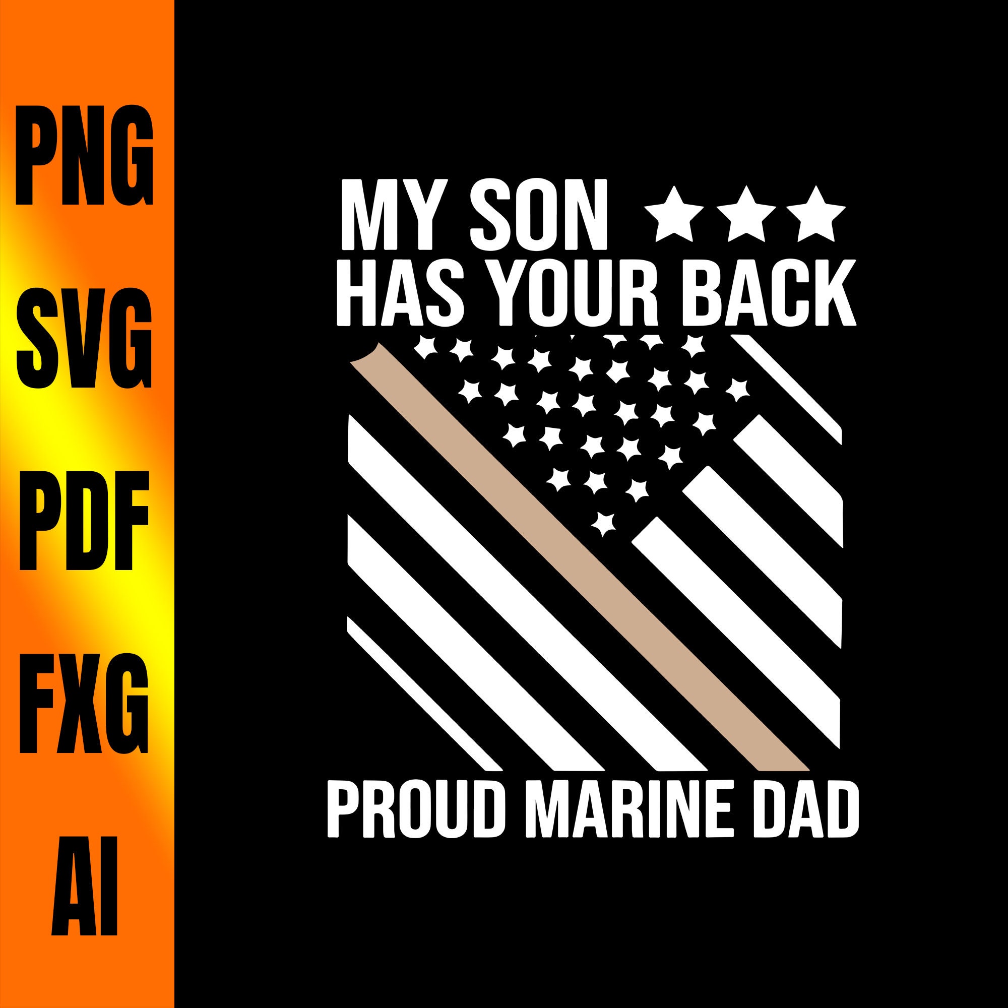 Free Free Proud Marine Dad Svg 835 SVG PNG EPS DXF File