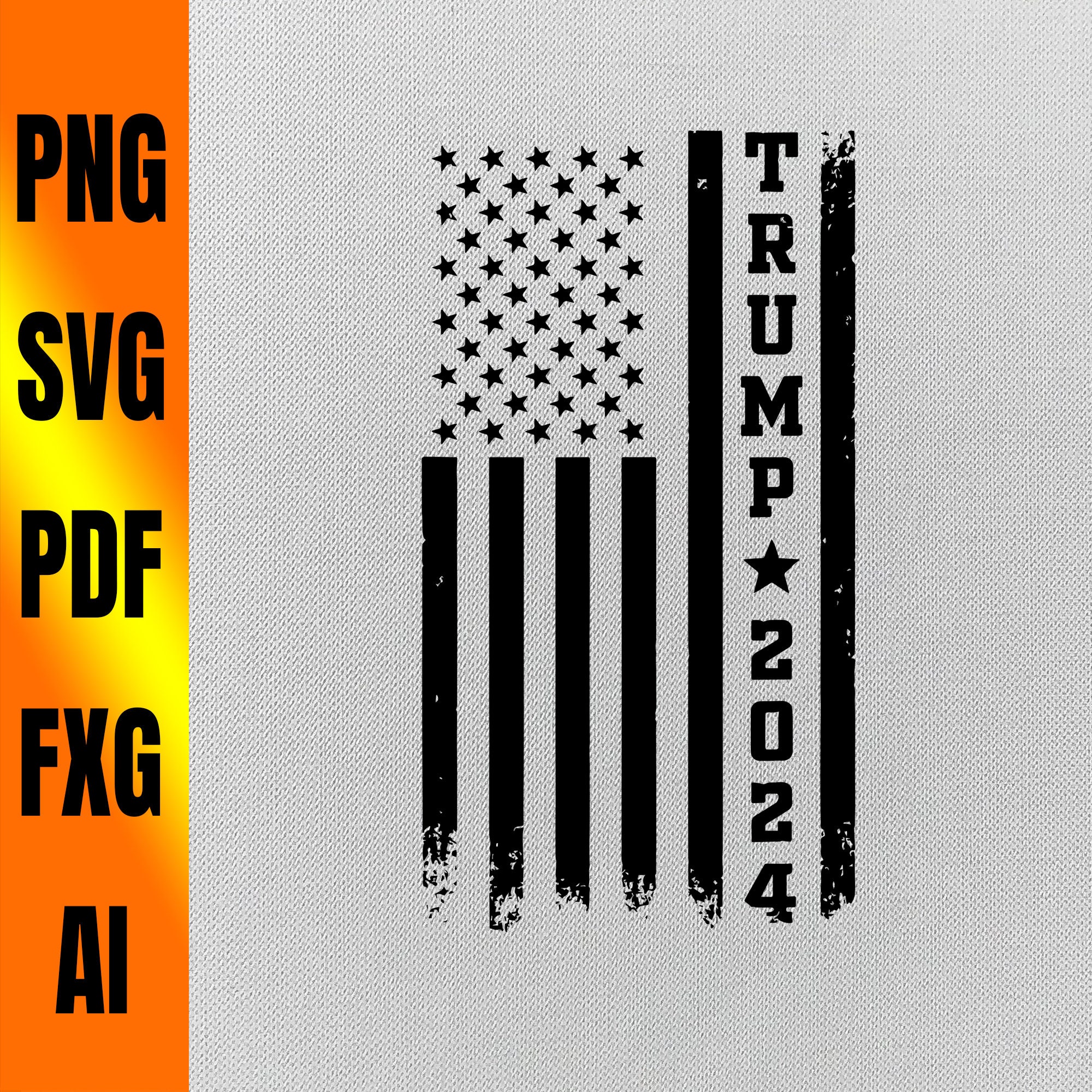 Trump 2024 Election svg American Flag svg Trump American Etsy