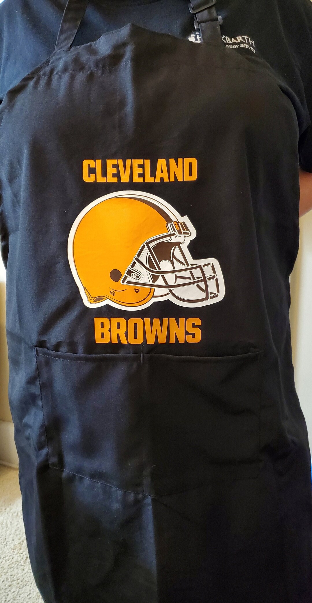 Football Team Apron Cleveland Fan Grilling Kitchen Gift for Etsy