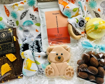 New Parents Gift Hamper, Unisex Baby Gift, Baby Gift Hamper, Baby Gift Basket, Australian Made Baby Gift