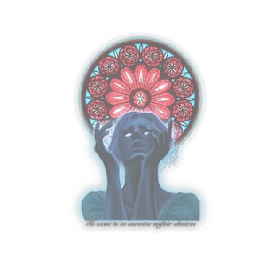 The OA Rose Window Kiss-Cut Stickers