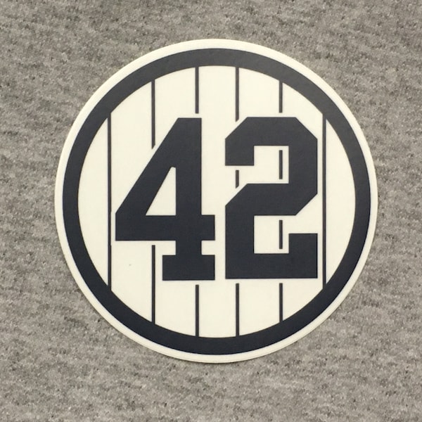 NEW YORK YANKEES Mariano Rivera vinyl weatherproof sticker retired number #42 Greatest Closer of all time Mo Sandman 42