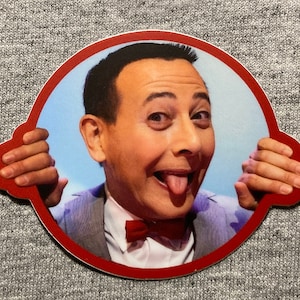 PEE WEE HERMAN sticker - Paul Rubens  - vinyl weatherproof 80&#39;s Pee Wee&#39;s Playhouse Peewee show - car laptop water bottle decal bike Francis