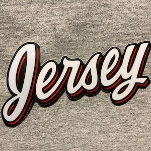 New Jersey Devils sticker vinyl weatherproof Black Alternate Premier Breakaway Player NJ hockey water bottle bike shore Jack Hughes Hischier