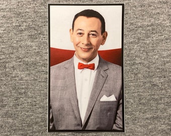 PEE WEE HERMAN sticker - rip Paul Rubens  - vinyl weatherproof - 80's Pee Wee's Playhouse Peewee - car laptop water bottle decal bike