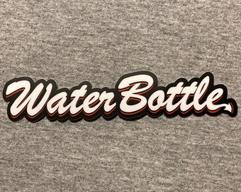 New Jersey Devils Water Bottle sticker vinyl weatherproof Black Alternate Premier Breakaway NJ hockey shore Jack Hughes Hischier hydro flask