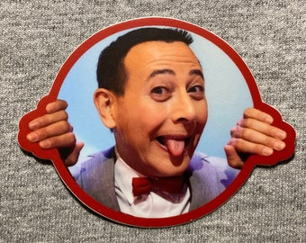 PEE WEE HERMAN sticker - Paul Rubens  - vinyl weatherproof 80's Pee Wee's Playhouse Peewee show - car laptop water bottle decal bike Francis