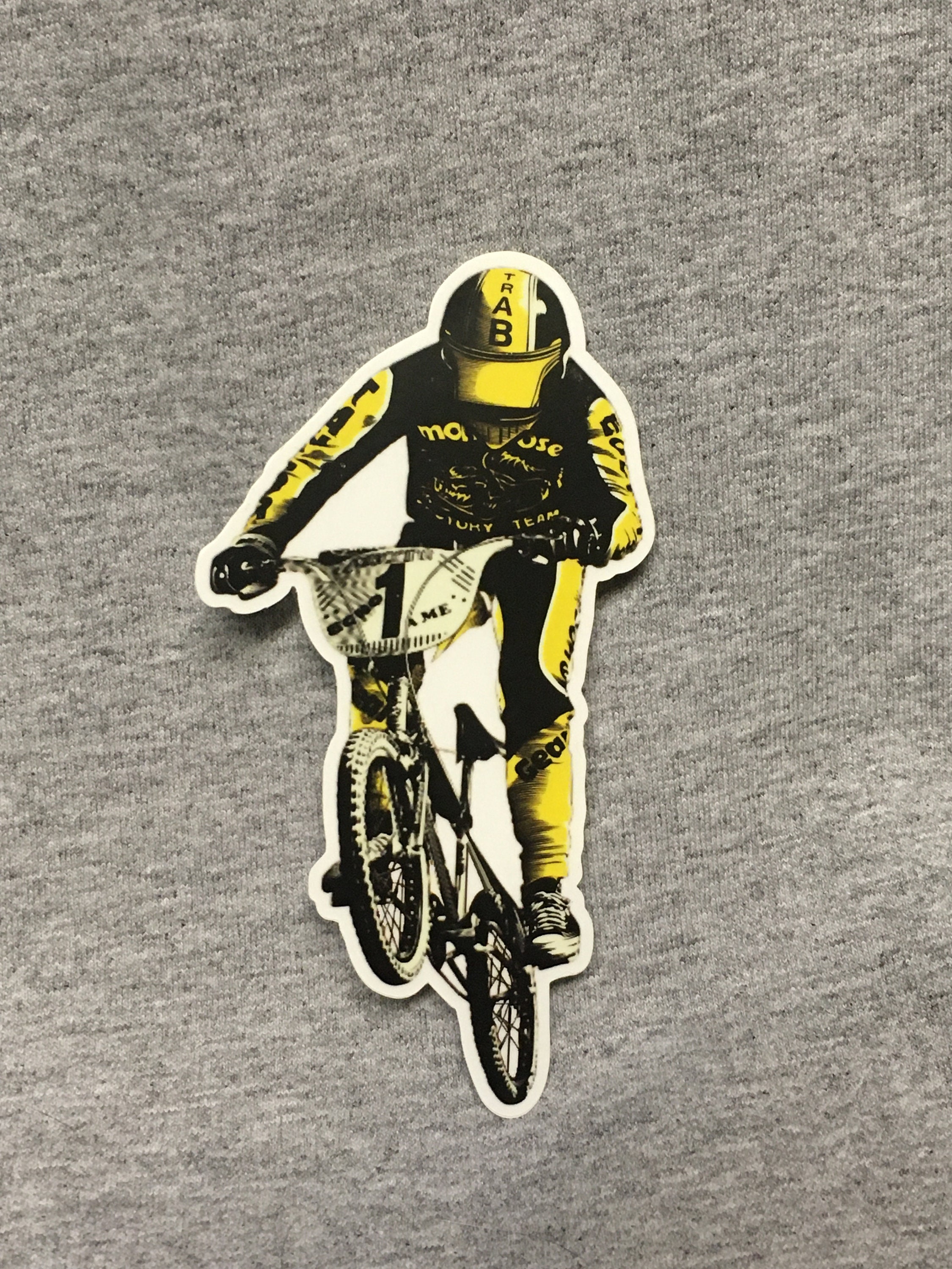 RAD Bart Taylor Sticker - Bmx Movie - Vinyl Weatherproof - 80's