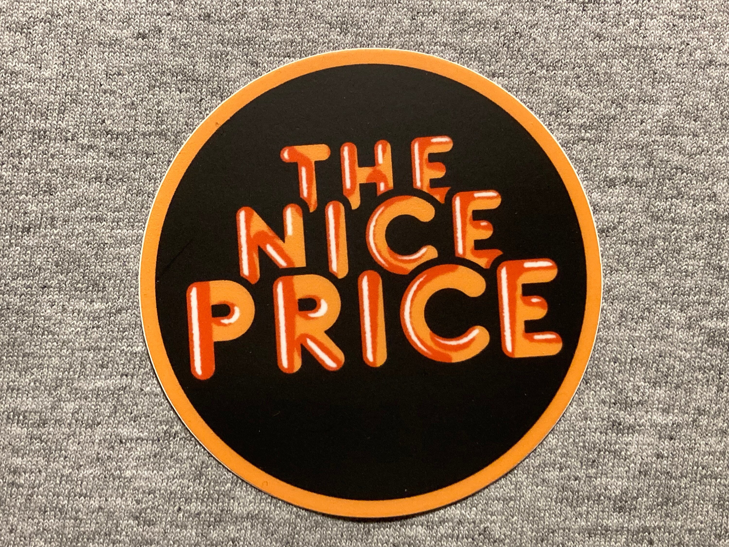 THE NICE PRICE Sticker - Tape Record Cd Vinyl Weatherproof Sam