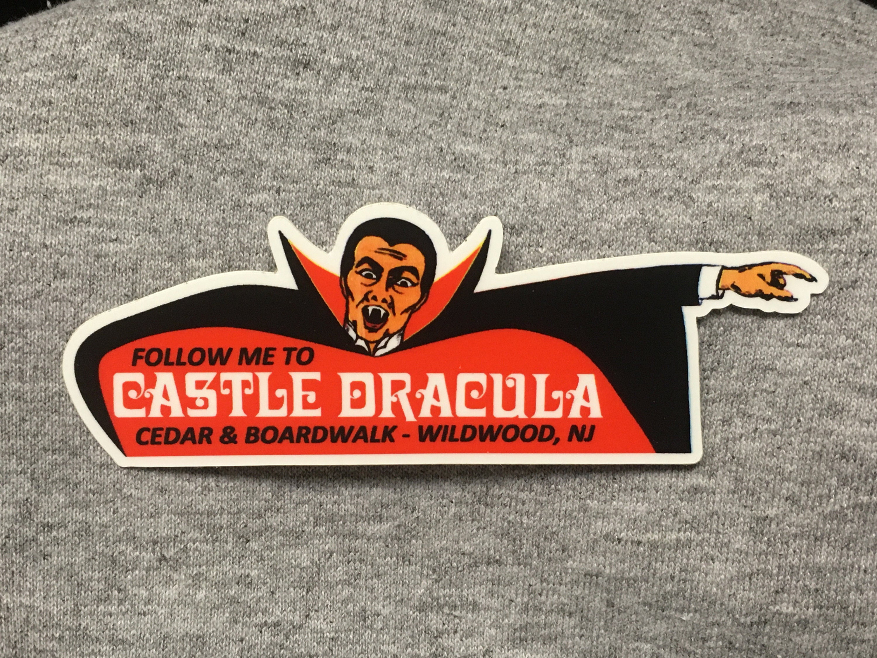 Dracula Polaroid Stickers – We Run The Cities