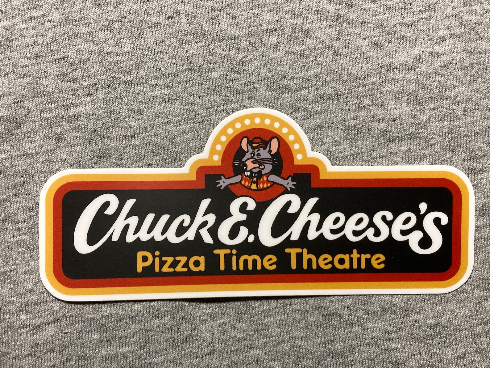 CHUCK E CHEESE Pizza Sticker - Vinyl Weatherproof - 80's 1980's Fast ...