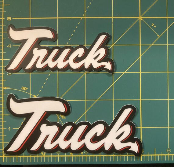 New Jersey Devils Truck Sticker Vinyl Weatherproof Black Alternate