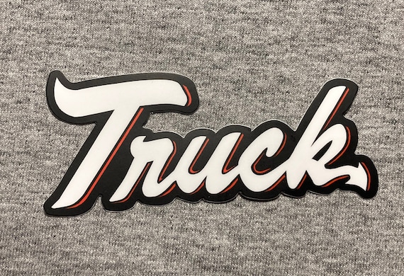 New Jersey Devils Truck Sticker Vinyl Weatherproof Black Alternate