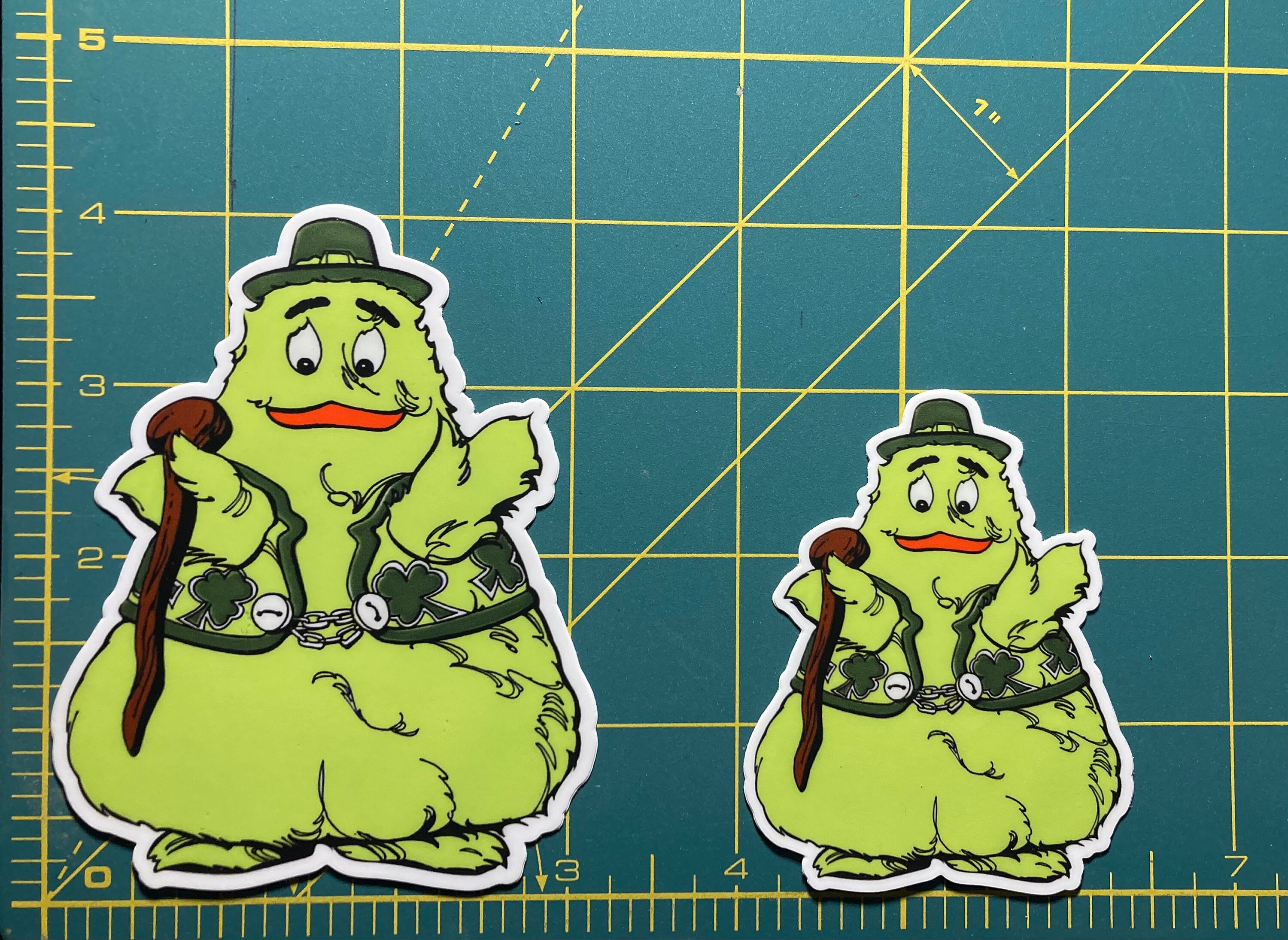 Mcdonald's Uncle O'grimacey Shamrock Shake Fast Food Vinyl