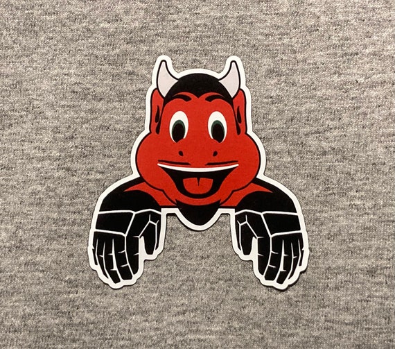 New Jersey Devils Mascot NJ Devil Magnet Vinyl NOT STICKER Player