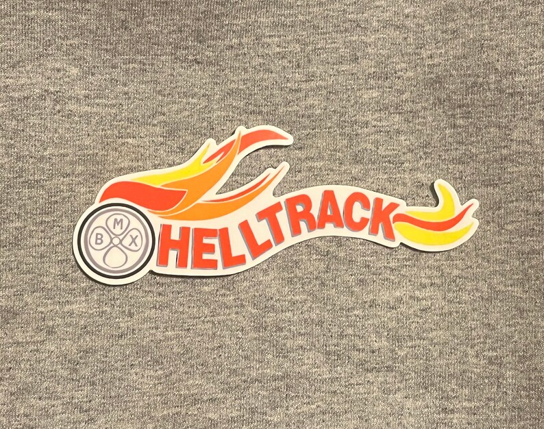RAD HELLTRACK Logo Sticker Bmx Movie Vinyl Weatherproof - Etsy
