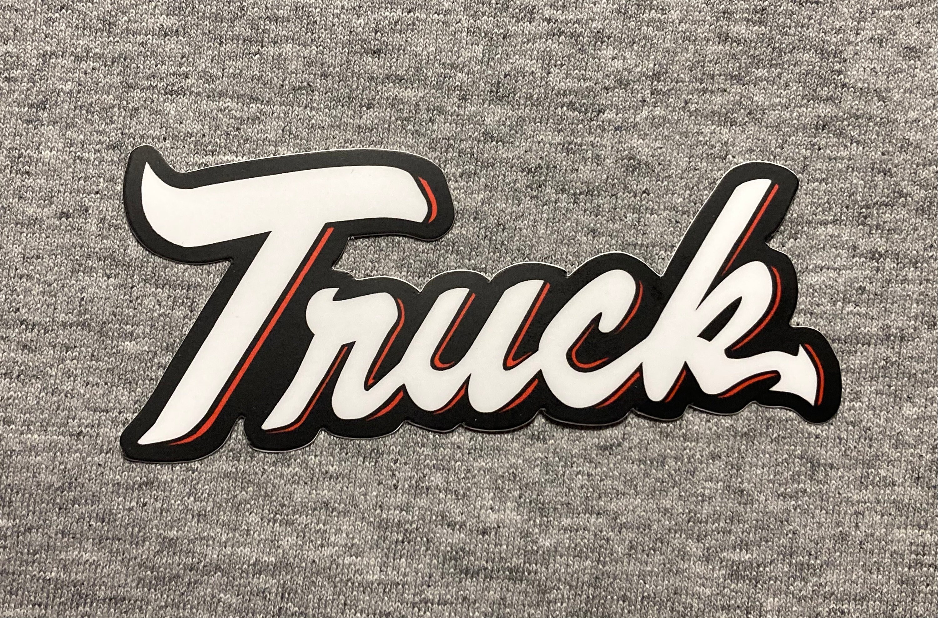 New Jersey Devils Truck Sticker Vinyl Weatherproof Black Alternate