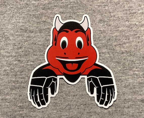 New Jersey Devils Mascot NJ Devil Magnet Vinyl NOT STICKER Player