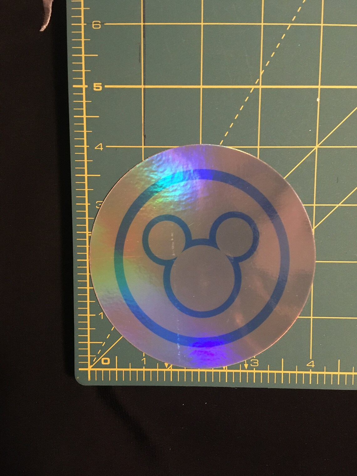 Disney Magic Band reader vinyl silver holographic sticker Etsy