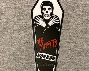 MISFITS HORROR BUSINESS sticker - Jerry Only Doyle Wolfgang Von Frankenstein Glen Danzig vinyl weatherproof punk rock coffin Lodi New Jersey