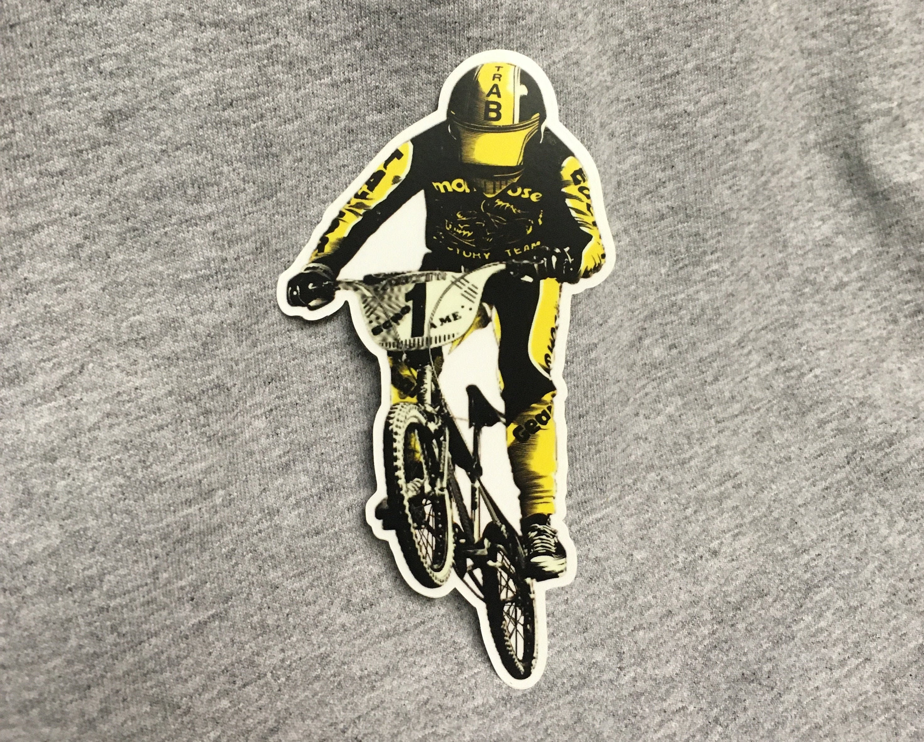 RAD Bart Taylor Sticker - Bmx Movie - Vinyl Weatherproof - 80's