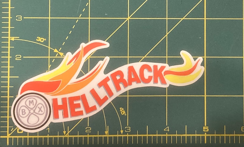 RAD HELLTRACK Logo Sticker Bmx Movie Vinyl Weatherproof - Etsy