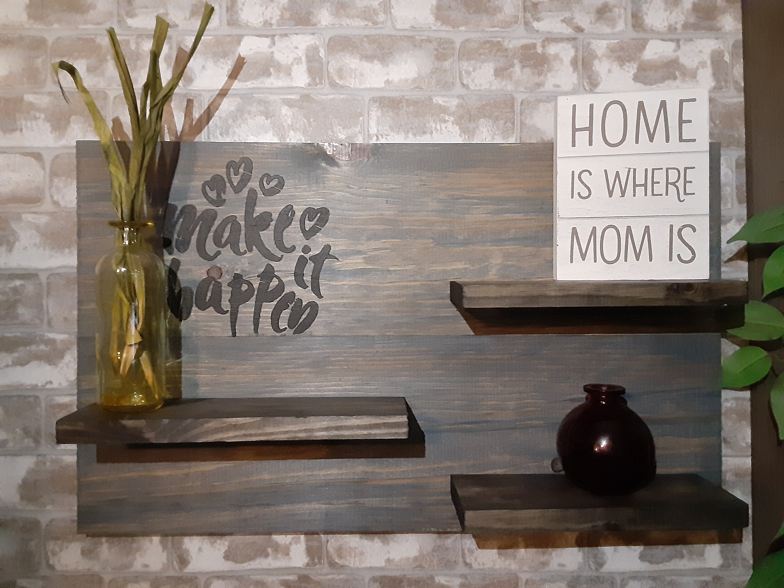 Slate inspirational shelf Etsy