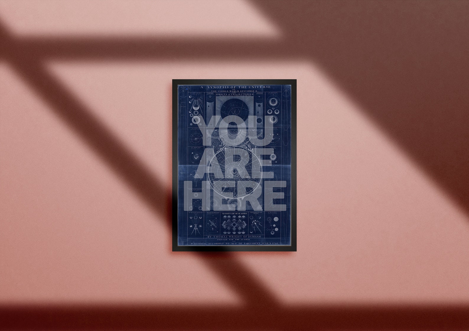 Downloadable Universe you Are Here Art Prints Set Vintage Etsy