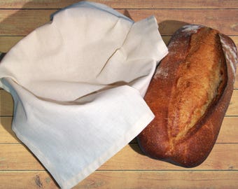 Sourdough Bread Proofing Cloth: Banneton Basket Liner 18"x18"-Muslin Cotton