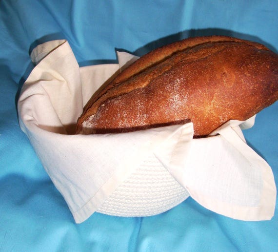 Muslin Cotton Sourdough Bread Proofing Cloth: Banneton Basket Liner 18"x18"