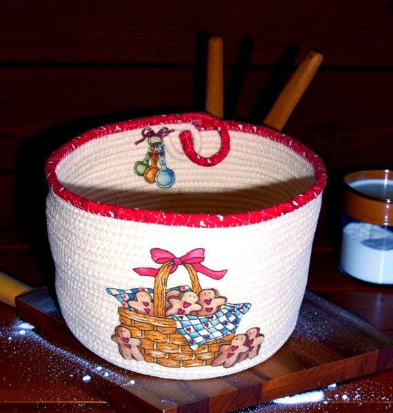 Holiday Baking Rope Bowl-Bread Proofing Basket