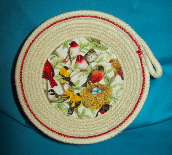 Birds Rope Bowl: Decorative Trinket Dish, Key Holder