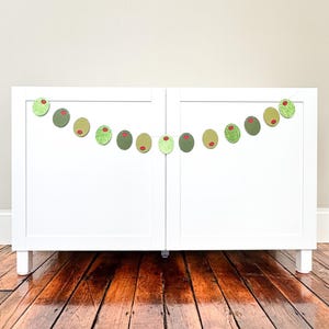 Olives Garland | A Tini Bit Older | A Tini Bit Older Party | Martini Party Decor | A Tini One | A Tini Bit Older Decor | Martini Party