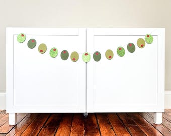 Olives Garland | A Tini Bit Older | A Tini Bit Older Party | Martini Party Decor | A Tini One | A Tini Bit Older Decor | Martini Party