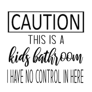 Let op kinderbadkamer SVG-png