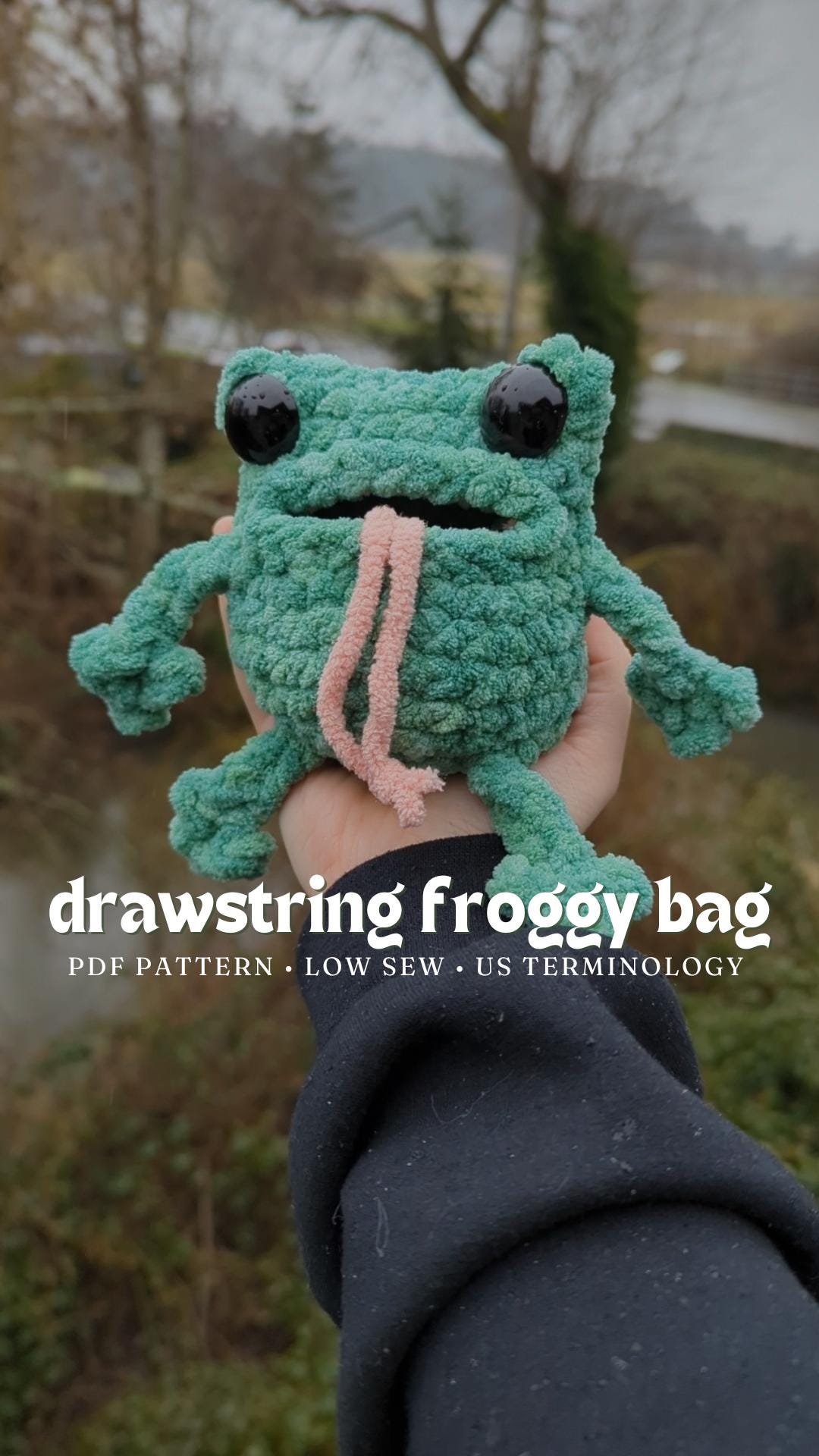 28 Dice Bag Crochet Patterns: Unique Drawstring Pouches for Gamers and Fantasy Fans 3 Drawstring Froggy Dice Bag Crochet Pattern No-Sew