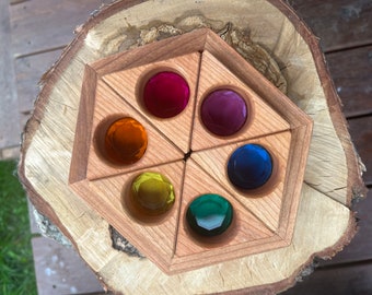 Triangle Hexagon Window Blocks