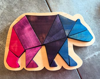 Northern Lights Bear Puzzle