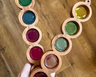 Hanging Scalloped Rainbow