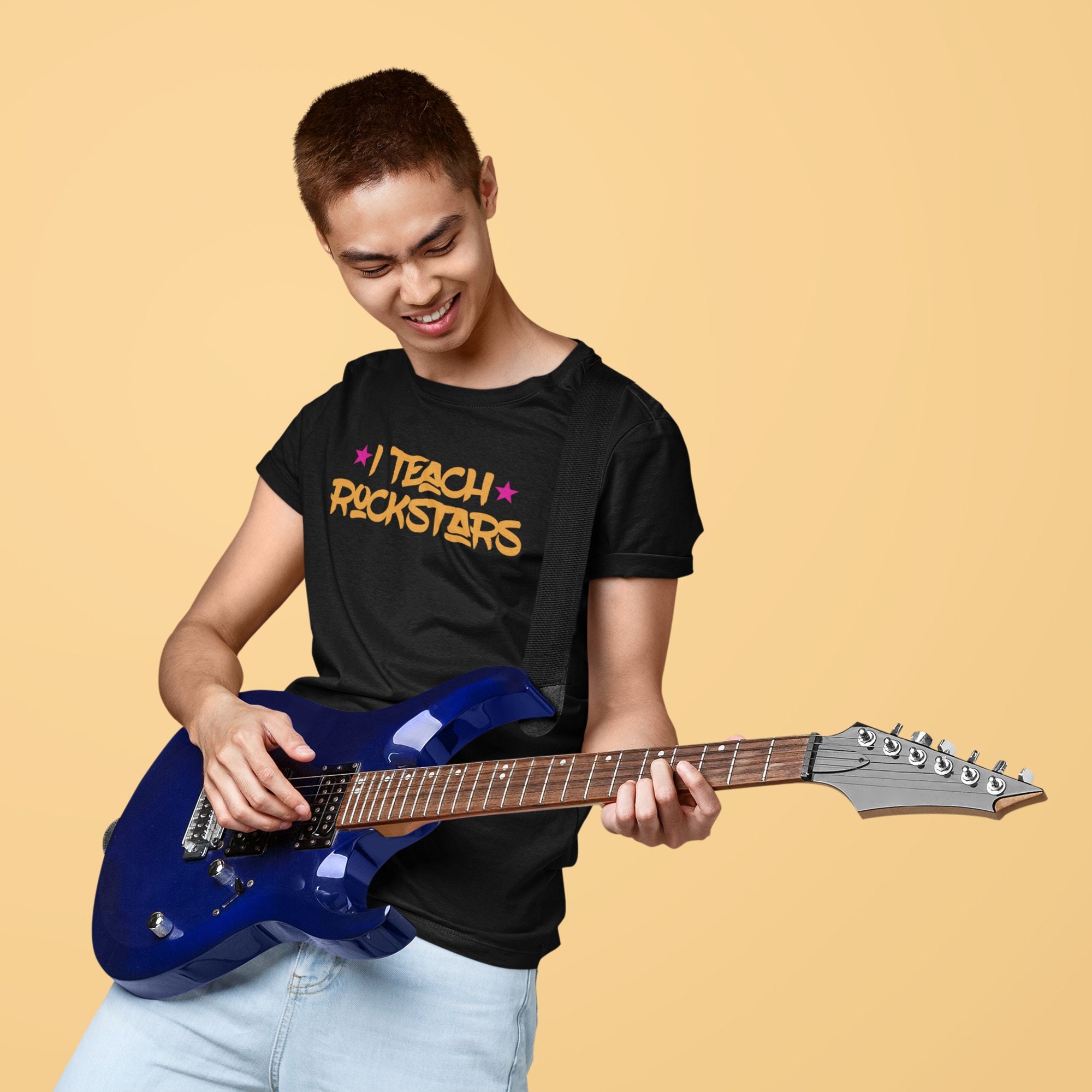 Musician shirt Music lover shirt Rockstar gift Rockstar tshirt I Teach Rockstars Music T-Shirt Music teacher shirt Music teacher gifts