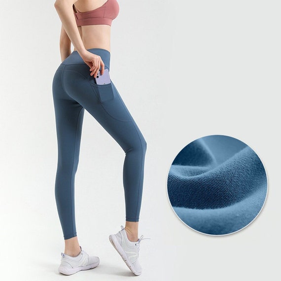 Peach Shaping Leggings With Pockets Women Workout Leggings - Etsy