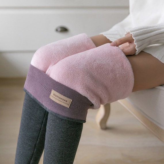 Winter Warm Leggings High Waist Woman 