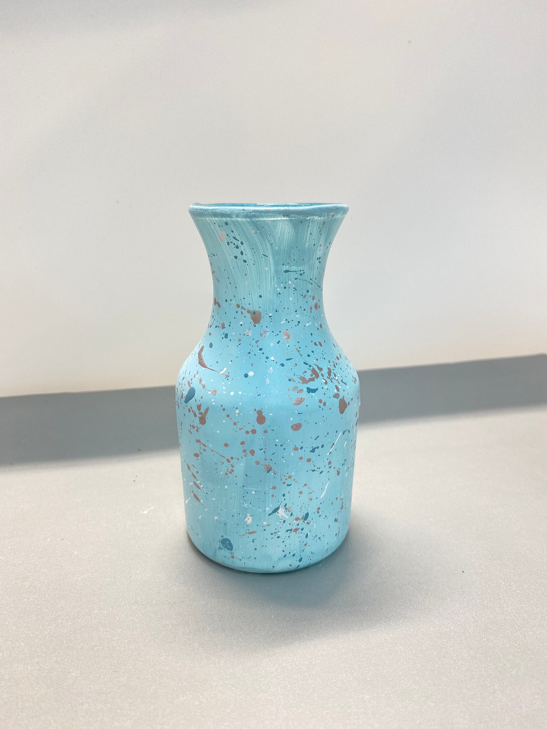 Small blue vase for flowers perfect housewarming gift for Etsy