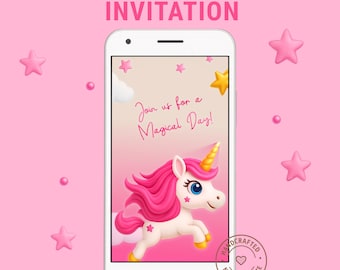 Magical Unicorn Dreams | Personalized Video Invitation