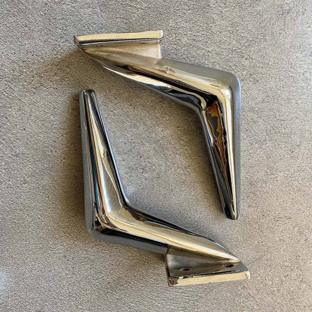 4pcs Chrome Furniture Leg, 6.3 Inch Metal Furniture Leg, 16 Cm