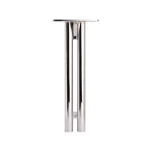 4pcs Metal Furniture Legs 8 inches, Chrome Furniture Cabinet Leg, 20cm Metal Cabinet Sofa Couch Metal Leg, Modern Replacement DIY Metal Leg